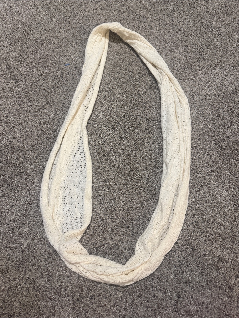 American Eagle Outfitters Cream Knit Infinity Scarf